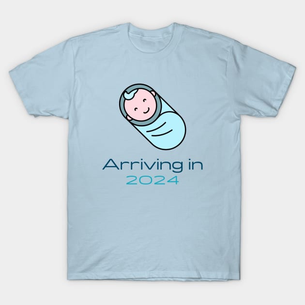 Baby arrival announcement T-Shirt by Designs by Eliane